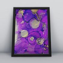 Quadro com moldura A4 30X20 CM Alcohol Ink 041 Quadro com moldura A4 30X20 CM Alcohol Ink 041