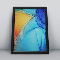 Quadro com moldura A4 30X20 CM Alcohol Ink 050 Quadro com moldura A4 30X20 CM Alcohol Ink 050