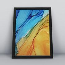 Quadro com moldura A4 30X20 CM Alcohol Ink 051 Quadro com moldura A4 30X20 CM Alcohol Ink 051