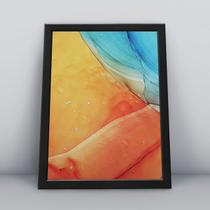 Quadro com moldura A4 30X20 CM Alcohol Ink 053 Quadro com moldura A4 30X20 CM Alcohol Ink 053