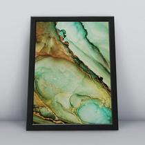 Quadro com moldura A4 30X20 CM Alcohol Ink 066 Quadro com moldura A4 30X20 CM Alcohol Ink 066