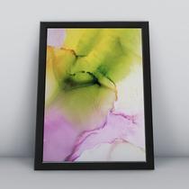 Quadro com moldura A4 30X20 CM Alcohol Ink 070 Quadro com moldura A4 30X20 CM Alcohol Ink 070