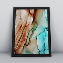 Quadro com moldura A4 30X20 CM Alcohol Ink 074 Quadro com moldura A4 30X20 CM Alcohol Ink 074