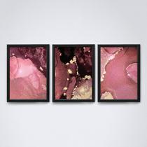 Quadro com moldura A4 30X20 CM Marmore 28
