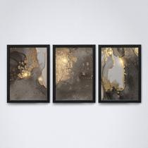 Quadro com moldura A4 30X20 CM Marmore 39