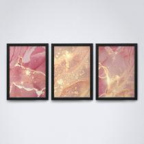 Quadro com moldura A4 30X20 CM Marmore 48 Quadro com moldura A4 30X20 CM Marmore 48