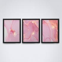 Quadro com moldura A4 30X20 CM Marmore 50