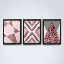 Quadro com moldura Abstrato Geometrico 17 Quadro com moldura Abstrato Geometrico 17