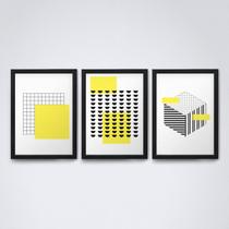 Quadro com moldura Abstrato Geometrico 19 Quadro com moldura Abstrato Geometrico 19