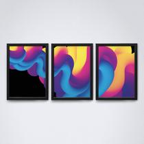 Quadro com moldura Abstrato Geometrico 24 Quadro com moldura Abstrato Geometrico 24