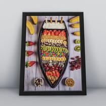 Quadro com moldura Açai02 Quadro com moldura Açai02