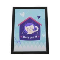 Quadro Com Moldura Adote Um Pet 7