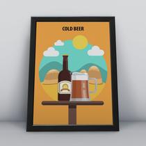 Quadro com moldura Alcool 12 Quadro com moldura Alcool 12