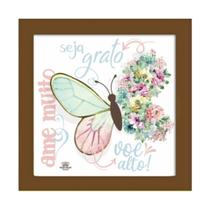 Quadro Com Moldura Ame Muito, Seja Grato 23x23