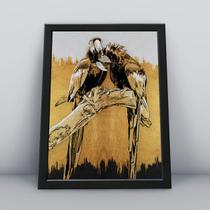 Quadro com moldura Arara Arara-12-M1