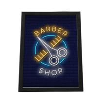 Quadro Com Moldura Barber Shop 9