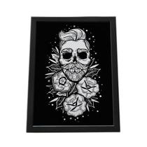 Quadro Com Moldura Barberaria Sorriso Quadro Com Moldura Barberaria Sorriso