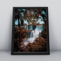 Quadro com moldura Cachoeira 08 Quadro com moldura Cachoeira 08