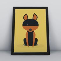 Quadro com moldura Cachorro Cachorro-110-M1 Quadro com moldura Cachorro Cachorro-110-M1