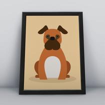 Quadro com moldura Cachorro Cachorro-112-M1 Quadro com moldura Cachorro Cachorro-112-M1