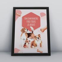 Quadro com moldura Cachorro Cachorro-133-M1 Quadro com moldura Cachorro Cachorro-133-M1