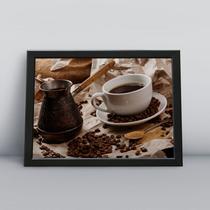 Quadro com moldura Café 68