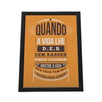 Quadro Com Moldura Cem Rões Para Sorrir Quadro Com Moldura Cem Rões Para Sorrir