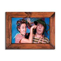 Quadro com Moldura - Chaves E Dona Florinda