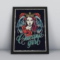 Quadro com moldura chicano golde Quadro com moldura chicano golde