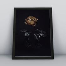 Quadro com moldura conjunto costelas de adão douradas Quadro com moldura conjunto costelas de adão douradas