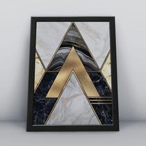 Quadro com moldura costela de adao dourada vintage Quadro com moldura costela de adao dourada vintage