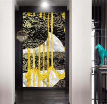Quadro Com Moldura Decorativo Grande Alta Resolução Para Sala Quarto Escritório Abstrato Linhas Geométricas