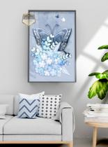 Quadro Com Moldura Decorativo Grande Alta Resolução Para Sala Quarto Escritório Borboleta Grande Estilo Pintura Quadro Com Moldura Decorativo Grande Alta Resolução Para Sala Quarto Escritório Borboleta Grande Estilo Pintura