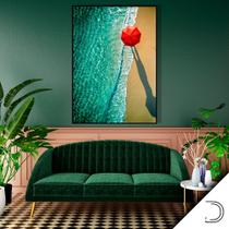 Quadro Com Moldura Decorativo Grande Alta Resolução Para Sala Quarto Escritório Guarda Chuva Na Praia Quadro Com Moldura Decorativo Grande Alta Resolução Para Sala Quarto Escritório Guarda Chuva Na Praia