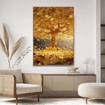 Quadro com Moldura Decorativo Para Sala Quarto Hall Árvore da Fortuna Cor:MOLDURA MADEIRATamanho:40 X 30 X 3 CM Quadro com Moldura Decorativo Para Sala Quarto Hall Árvore da Fortuna Cor:MOLDURA MADEIRATamanho:40 X 30 X 3 CM