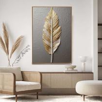 Quadro com Moldura Decorativo Para Sala Quarto Hall Folha Prata Arte Pintura Cor:MOLDURA MADEIRATamanho:40 X 60 X 3 CM Quadro com Moldura Decorativo Para Sala Quarto Hall Folha Prata Arte Pintura Cor:MOLDURA MADEIRATamanho:40 X 60 X 3 CM