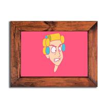 Quadro com Moldura - Dona Florinda Desenho Quadro com Moldura - Dona Florinda Desenho