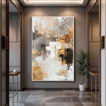 Quadro com Moldura e Acrilico Cristal Vidro Abstrato Pintura para Sala de estar, Quarto, Hall e Escritório Quadro com Moldura e Acrilico Cristal Vidro Abstrato Pintura para Sala de estar, Quarto, Hall e Escritório