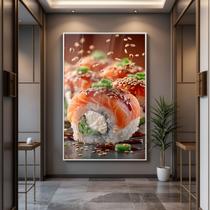 Quadro com Moldura e Acrilico Cristal Vidro Sushi Bar Restaurante para Sala de estar, Quarto, Hall e Escritório Quadro com Moldura e Acrilico Cristal Vidro Sushi Bar Restaurante para Sala de estar, Quarto, Hall e Escritório