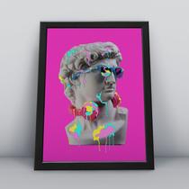 Quadro com moldura Escultura Hipster 07 Quadro com moldura Escultura Hipster 07