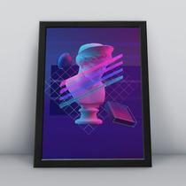 Quadro com moldura Escultura Hipster 28 Quadro com moldura Escultura Hipster 28