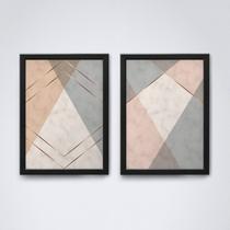Quadro com moldura formas geometricas Conjunto32 Quadro com moldura formas geometricas Conjunto32