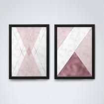 Quadro com moldura formas geometricas Conjunto37 Quadro com moldura formas geometricas Conjunto37