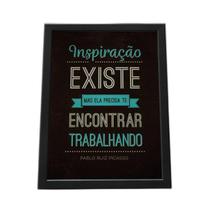 Quadro Com Moldura Inspiração Existe Picasso
