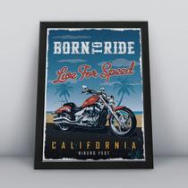 Quadro com moldura live for speed Quadro com moldura live for speed