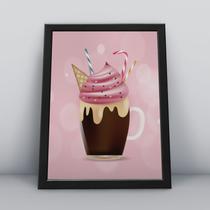 Quadro com moldura Milkshake 42