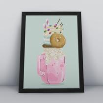 Quadro com moldura Milkshake 46