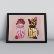 Quadro com moldura Milkshake 55 Quadro com moldura Milkshake 55