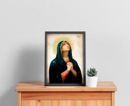 Quadro Com Moldura Nossa Senhora Chorando Quadro Com Moldura Nossa Senhora Chorando