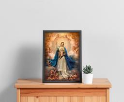 Quadro Com Moldura Nossa Senhora Coroação